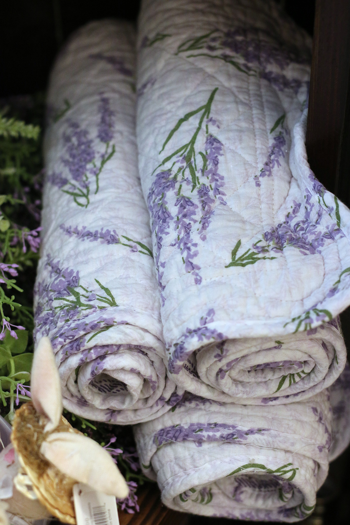 Lavender Quilted 42 inch Table Runner