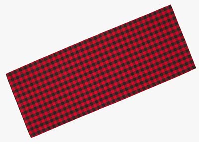 Red & Black Buffalo Plaid 36 inch Table Runner