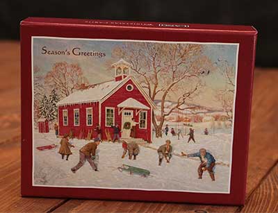 Country School Boxed Christmas Cards
