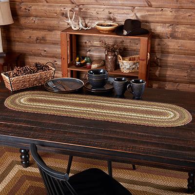 Tea Cabin Jute Table Runner - 48 inch