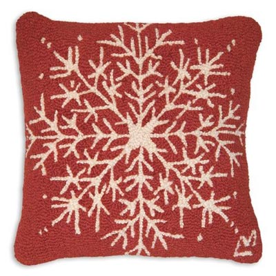 Snowflake Hooked Pillow