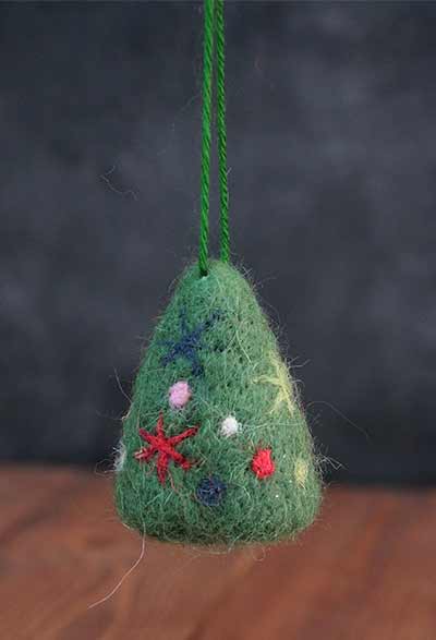 Whimsy Tree Woolen Ornament