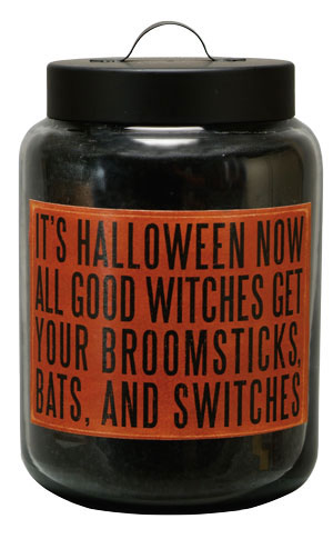 Spice Jar Candle with Halloween