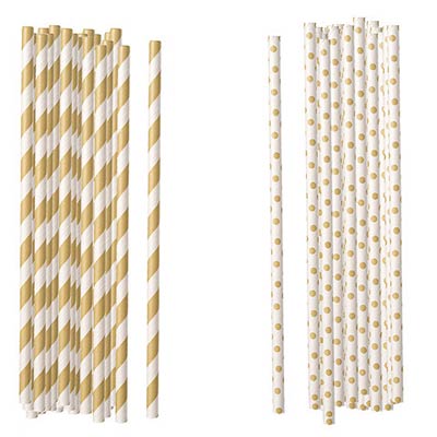 Kraft Paper Straws (Set of 100)