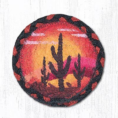 Desert Sunset Braided Coaster
