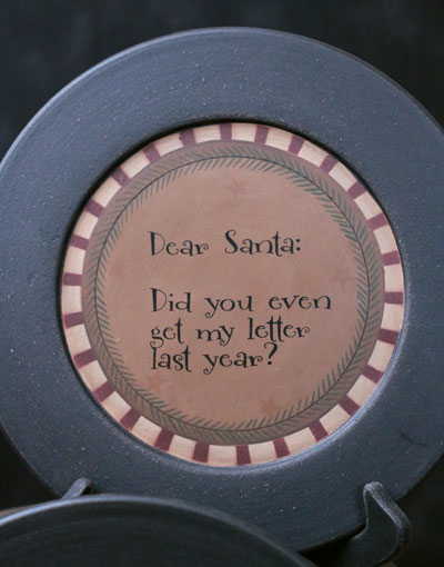 Get My Letter Santa Plate