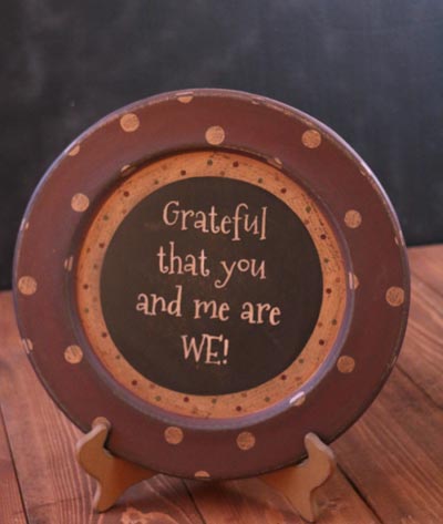 You and Me Plate