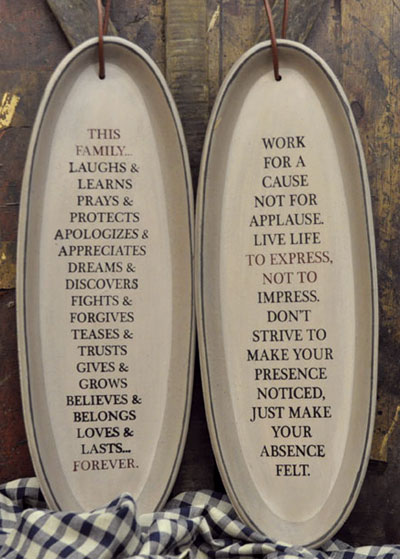 Family Forever Hanging Tray