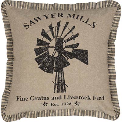 Sawyer Mill Windmill Pillow