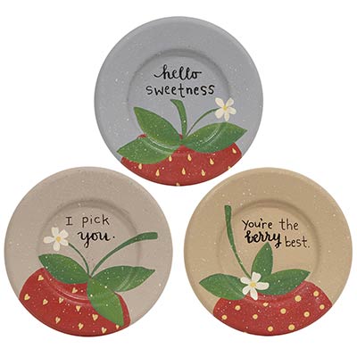 You're the Berry Best Plates (Set of 3)