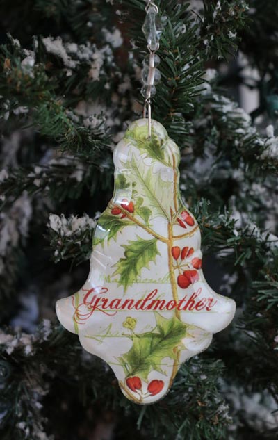Grandmother Collage Ornament