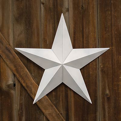 White Barn Star, 24 inch