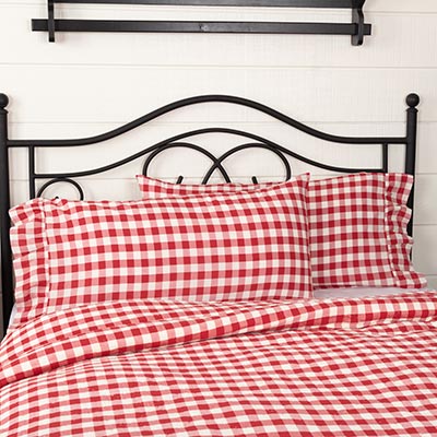 Annie Buffalo Red Check Pillow Cases (Set of 2)