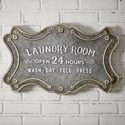 Laundry Room Large Metal Sign