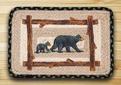 Mama and Baby Bear Tablemat (10 x 15 inch)