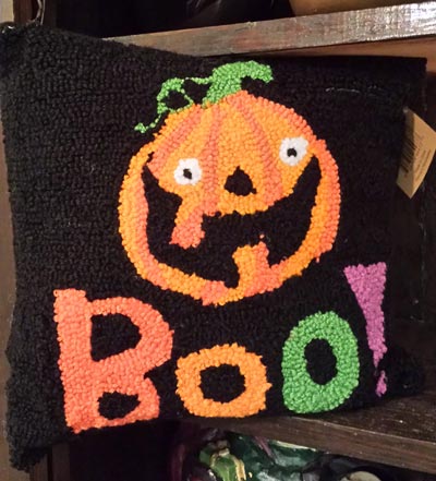 Boo Halloween Pillow - Jack