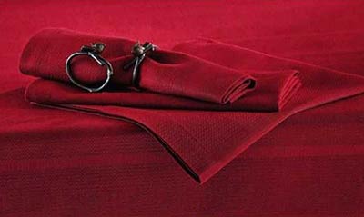 Red Marseille Tablecloth