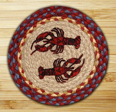 Lobster Braided Tablemat - Round (10 inch)