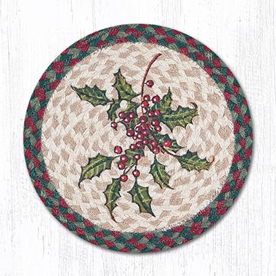 Holly Braided Tablemat - Round (10 inch)