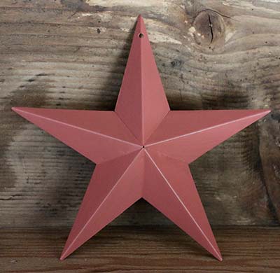 Coral Pink Barn Star (Multiple Size Options)