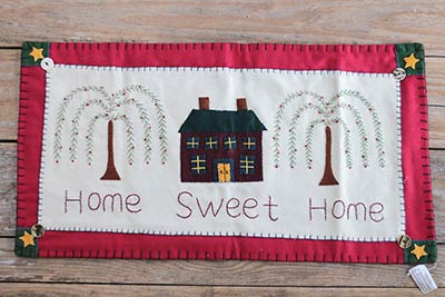Home Sweet Home Table Runner with Willow Trees