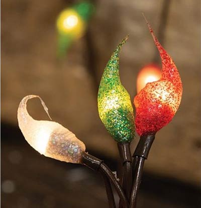 Holiday Silicone Dipped Teeny String Lights - 50 count