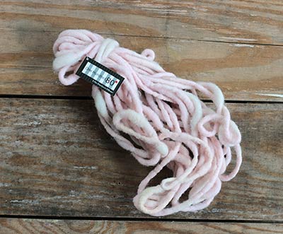 Wool Felt Rope - Pink