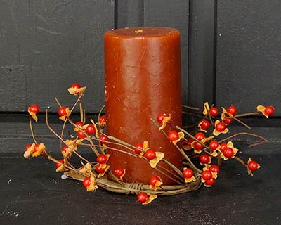 Country Bittersweet Candle Ring