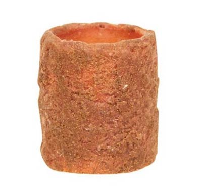 Orange Battery Pillar Candle - 2.25 x 2 inches