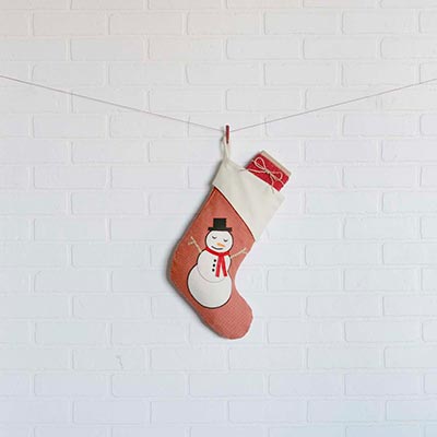 Let It Snow 15 inch Stocking