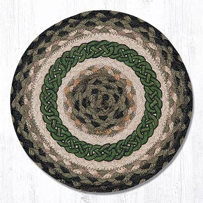 Irish Knot Braided Tablemat - Round (10 inch)