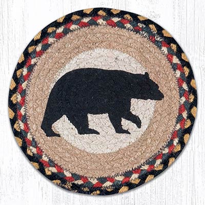 American Bear Braided Tablemat - Round (10 inch)