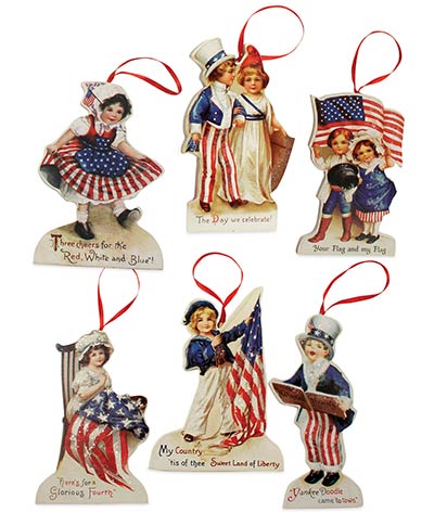 Americana Die Cut Ornament