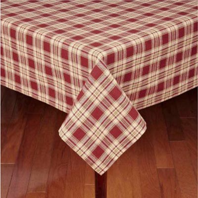 Rich Hill Plaid Tablecloth - 60 x 90 inch