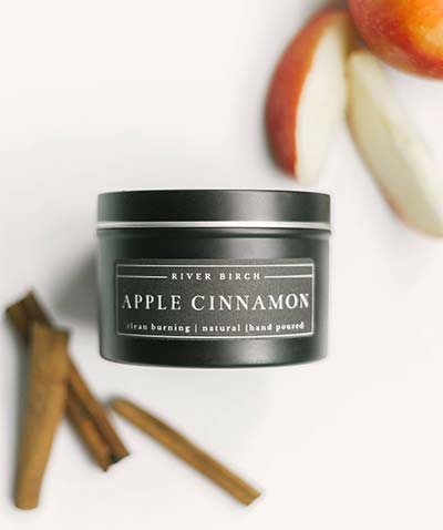 Apple Cinnamon 8 oz Soy Candle