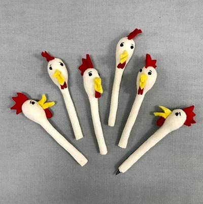 Rooster Pencil Topper