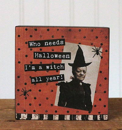 Witch All Year Sitter