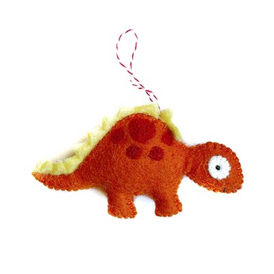 Stegosaurus Wool Ornament