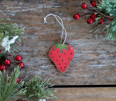 Strawberry Ornament (Personalized)