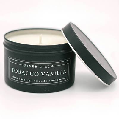 Tobacco Vanilla 8 oz Soy Candle