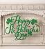 Happy St. Patrick's Day Glittered Sign