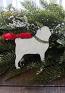 Pug Ornament with Wreath