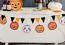 Vintage Halloween Pumpkins & Felt Banner Set