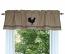 Farmhouse Rooster Oat Valance