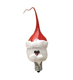 Santa Silicone Light Bulb