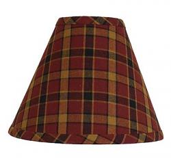 Homestead Red Lamp Shade - 12 inch