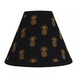 Pineapple Town Black Lamp Shade - 14 inch