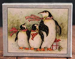 Christmas Day Penguins Boxed Christmas Cards
