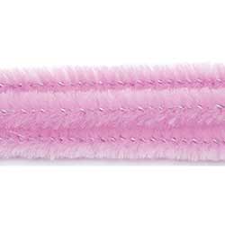 Pink Chenille Stems, 6 mm (25 pack)