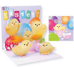 Chicks and Eggs Pop-up Card